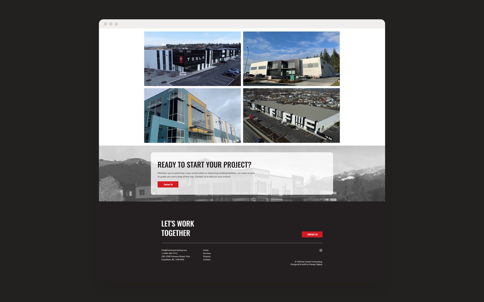 Projects and contact